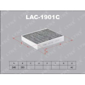 Фильтр салонный LYNXauto LAC-1901C