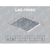 Фильтр салонный LYNXauto LAC-1905C