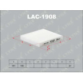 Фильтр салонный LYNXauto LAC-1908