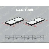 Фильтр салонный LYNXauto LAC-1909