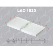 Фильтр салонный LYNXauto LAC-1920