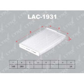 Фильтр салонный LYNXauto LAC-1931