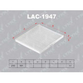 Фильтр салонный LYNXauto LAC-1947