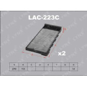 Фильтр салонный LYNXauto LAC-223C