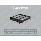 Фильтр салонный LYNXauto LAC-323C