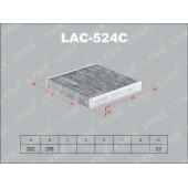 Фильтр салонный LYNXauto LAC-524C