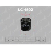 Фильтр масляный LYNXauto LC-1502
