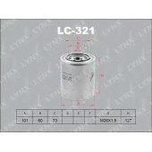 Фильтр масляный LYNXauto LC-321