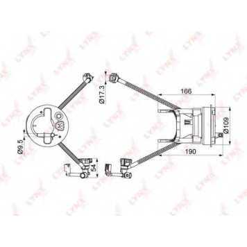 Фильтр топливный LYNXauto LF-1001M