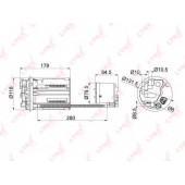 Фильтр топливный LYNXauto LF-1004M