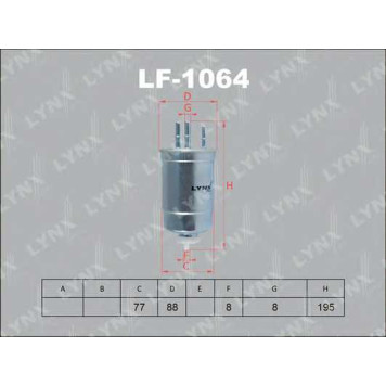 Фильтр топливный LYNXauto LF-1064