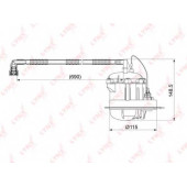 Фильтр топливный LYNXauto LF-1065M