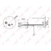 Фильтр топливный LYNXauto LF-1070M