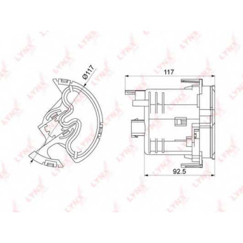 Фильтр топливный LYNXauto LF-1071M