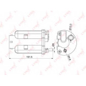 Фильтр топливный LYNXauto LF-1074M