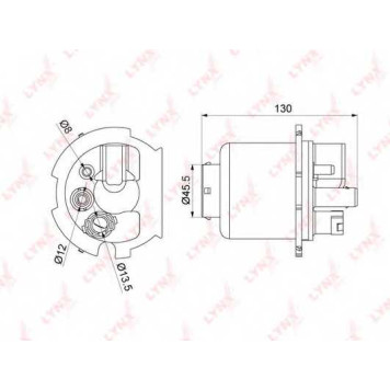 Фильтр топливный LYNXauto LF-1077M
