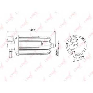 Фильтр топливный LYNXauto LF-1079M