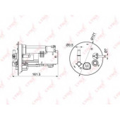 Фильтр топливный LYNXauto LF-1080M