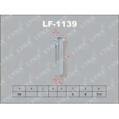 Фильтр топливный LYNXauto LF-1139
