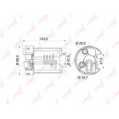 Фильтр топливный LYNXauto LF-164M