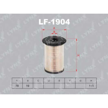 Фильтр топливный LYNXauto LF-1904
