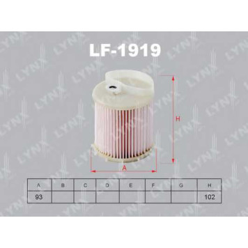 Фильтр топливный LYNXauto LF-1919