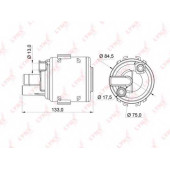 Фильтр топливный LYNXauto LF-245M