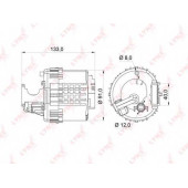 Фильтр топливный LYNXauto LF-364M