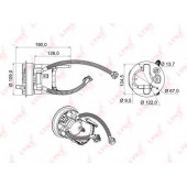 Фильтр топливный LYNXauto LF-951M