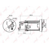 Фильтр топливный LYNXauto LF-952M