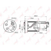 Фильтр топливный LYNXauto LF-953M