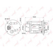 Фильтр топливный LYNXauto LF-956M