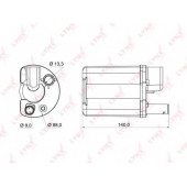 Фильтр топливный LYNXauto LF-958M