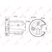 Фильтр топливный LYNXauto LF-959M