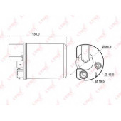 Фильтр топливный LYNXauto LF-960M