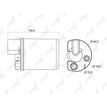 Фильтр топливный LYNXauto LF-960M