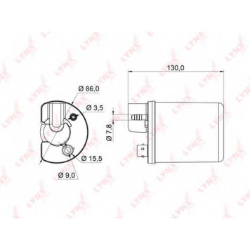 Фильтр топливный LYNXauto LF-962M