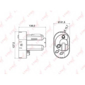 Фильтр топливный LYNXauto LF-963M