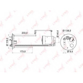 Фильтр топливный LYNXauto LF-968M