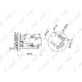Фильтр топливный LYNXauto LF-971M