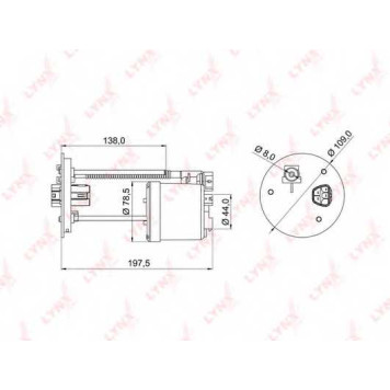 Фильтр топливный LYNXauto LF-982M