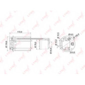 Фильтр топливный LYNXauto LF-985M