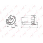 Фильтр топливный LYNXauto LF-988M