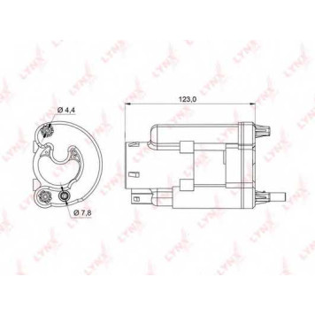 Фильтр топливный LYNXauto LF-989M