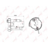 Фильтр топливный LYNXauto LF-990M