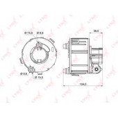 Фильтр топливный LYNXauto LF-993M