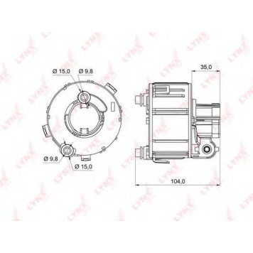 Фильтр топливный LYNXauto LF-993M
