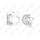 Фильтр топливный LYNXauto LF-994M
