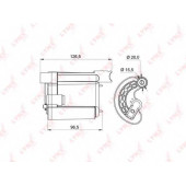 Фильтр топливный LYNXauto LF-995M