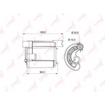 Фильтр топливный LYNXauto LF-995M